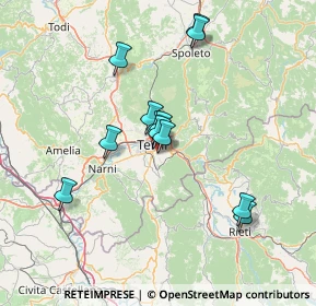 Mappa Viale degli Oleandri, 05100 Terni TR, Italia (12.73667)