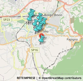 Mappa Viale degli Oleandri, 05100 Terni TR, Italia (1.46909)