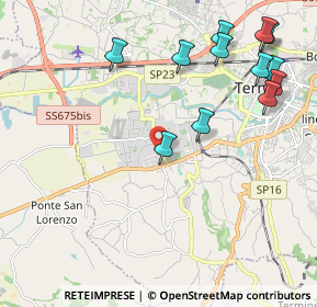 Mappa Via Adda, 05100 Terni TR, Italia (2.585)