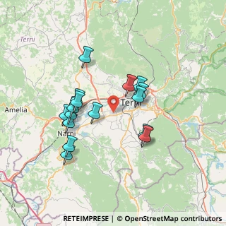 Mappa Via Maestri del Lavoro, 05100 Terni TR, Italia (6.69688)