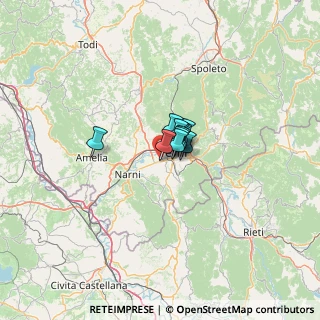 Mappa Via Maestri del Lavoro, 05100 Terni TR, Italia (4.46818)