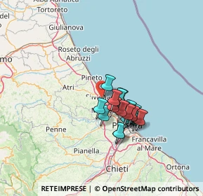 Mappa Contrada S. Silvestro, 64028 Silvi TE, Italia (10.55)