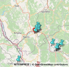 Mappa Strada di Sabbione, 05100 Terni TR, Italia (18.41636)