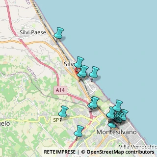 Mappa Via della Libertà, 64028 Silvi TE, Italia (2.535)