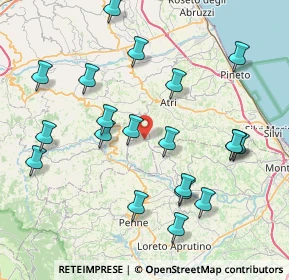 Mappa Contrada Pizzannocca, 64035 Castilenti TE, Italia (9.0735)