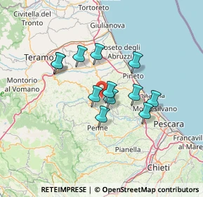 Mappa Contrada Pizzannocca, 64035 Castilenti TE, Italia (10.97333)