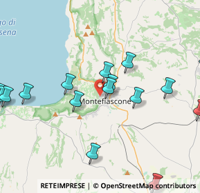 Mappa Via Bisentina, 01027 Montefiascone VT, Italia (5.993)