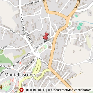 Mappa Via Cannelle, 60, 01027 Montefiascone VT, Italia, 01027 Montefiascone, Viterbo (Lazio)