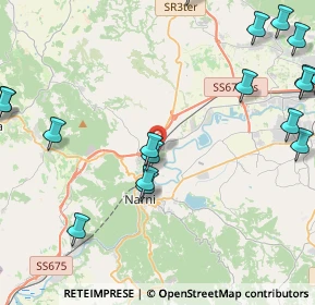 Mappa Via Piana, 05035 Narni Scalo TR, Italia (6.41)