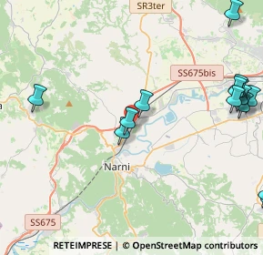 Mappa Via Piana, 05035 Narni Scalo TR, Italia (6.17933)