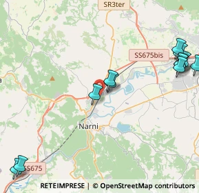 Mappa Via Piana, 05035 Narni Scalo TR, Italia (5.82583)