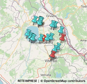 Mappa Via Orvietana, 01027 Montefiascone VT, Italia (10.884)