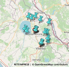 Mappa Via Papa Giovanni XXIII, 01027 Montefiascone VT, Italia (9.4425)