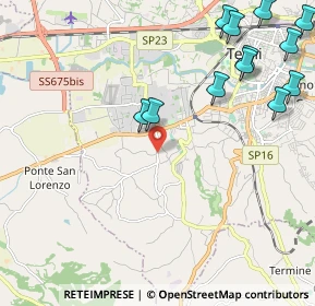 Mappa Via del Convento, 05100 Terni TR, Italia (2.91333)