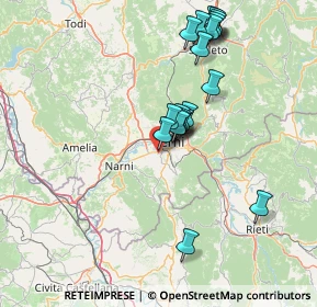 Mappa Via del Convento, 05100 Terni TR, Italia (15.109)