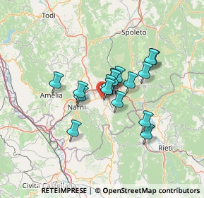 Mappa Via del Convento, 05100 Terni TR, Italia (10.13313)