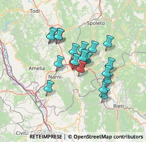 Mappa Via del Convento, 05100 Terni TR, Italia (11.199)