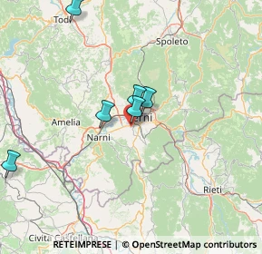 Mappa Via del Convento, 05100 Terni TR, Italia (27.97583)