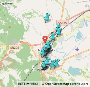 Mappa Via Montelepre, 05035 Narni Scalo TR, Italia (1.514)