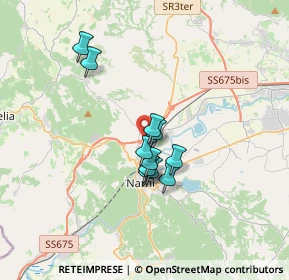 Mappa Via Montelepre, 05035 Narni Scalo TR, Italia (2.61182)