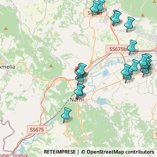 Mappa Via Montelepre, 05035 Narni TR, Italia (5.425)