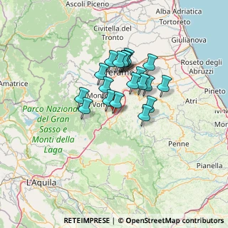Mappa Colle Castino, 64042 Colledara TE, Italia (10.4755)