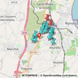 Mappa Via Arturo Toscanini, 95014 Giarre CT, Italia (0.6395)