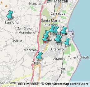 Mappa Via Biagio Consoli, 95014 Giarre CT, Italia (1.9025)