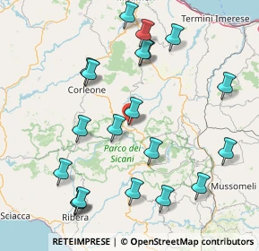 Mappa Via Madre Chiesa, 90038 Prizzi PA, Italia (20.272)