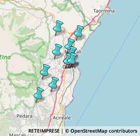 Mappa Via Lazio, 95014 Giarre CT, Italia (4.98455)