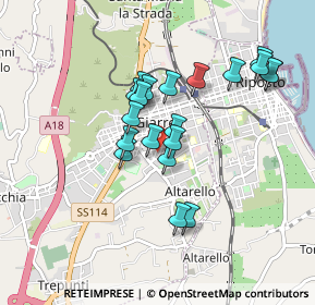 Mappa Via Umbria, 95014 Giarre CT, Italia (0.853)