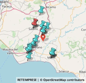Mappa Via Giuseppe Garibaldi, 91028 Partanna TP, Italia (12.5265)