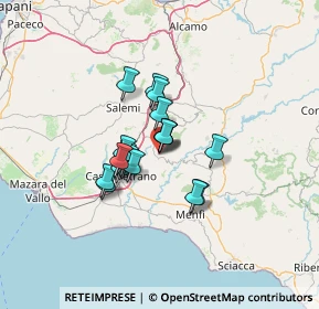 Mappa Via Giuseppe Garibaldi, 91028 Partanna TP, Italia (9.71789)