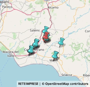 Mappa Via Giuseppe Garibaldi, 91028 Partanna TP, Italia (9.072)