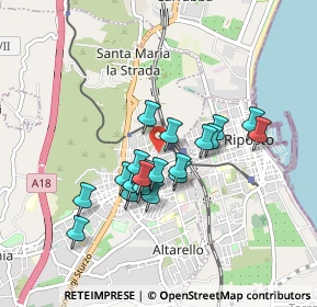 Mappa Via Nino Martoglio, 95014 Giarre CT, Italia (0.7875)