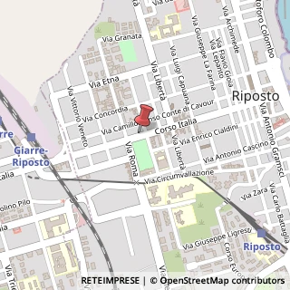 Mappa Corso Italia, 227, 95018 Riposto, Catania (Sicilia)