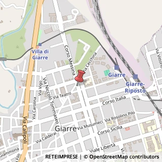 Mappa Via Maria Santissima del Carmelo, 40, 95014 Giarre, Catania (Sicilia)