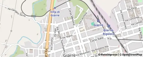 Mappa Giarre