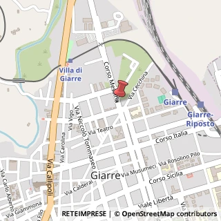 Mappa Corso Messina, 18, 95014 Giarre, Catania (Sicilia)