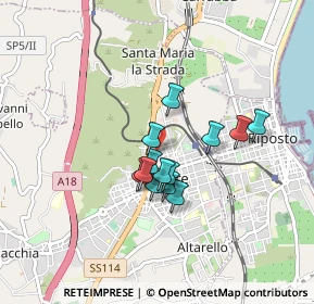 Mappa Via Vittorio Alfieri, 95014 Giarre CT, Italia (0.68692)