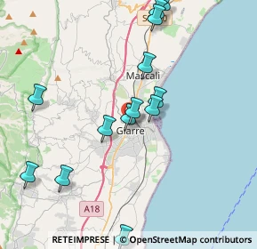 Mappa Via Vittorio Alfieri, 95014 Giarre CT, Italia (4.91929)