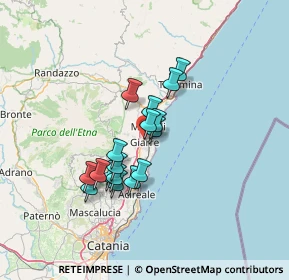 Mappa Via Vittorio Alfieri, 95014 Giarre CT, Italia (11.51412)