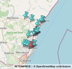 Mappa Via Enrico Cialdini, 95018 Riposto CT, Italia (10.41722)