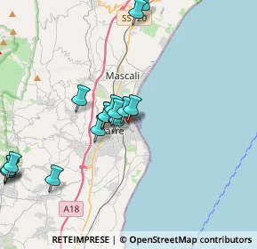 Mappa Via Enrico Cialdini, 95018 Riposto CT, Italia (4.78588)