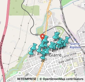 Mappa Via Madonna delle Grazie, 95014 Giarre CT, Italia (0.3975)