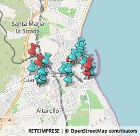 Mappa Via Liberta, 95014 Giarre CT, Italia (0.735)