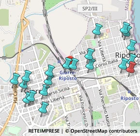 Mappa Piazza Giuseppe Mazzini, 95014 Giarre CT, Italia (0.6825)