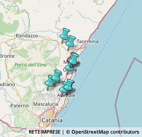 Mappa Piazza Giuseppe Mazzini, 95014 Giarre CT, Italia (9.78636)