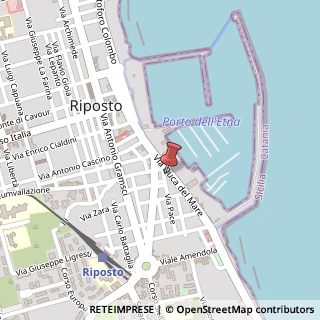 Mappa Largo Bagni, 4, 95018 Riposto, Catania (Sicilia)