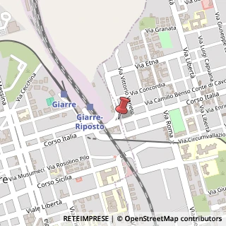 Mappa Corso Italia, 326, 95014 Giarre, Catania (Sicilia)